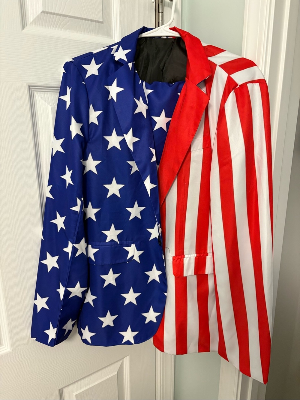 Patriotic Red & Blue Star-Spangled suit